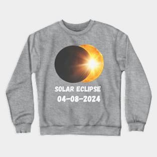 Solar Eclipse 04-08-2024 Crewneck Sweatshirt